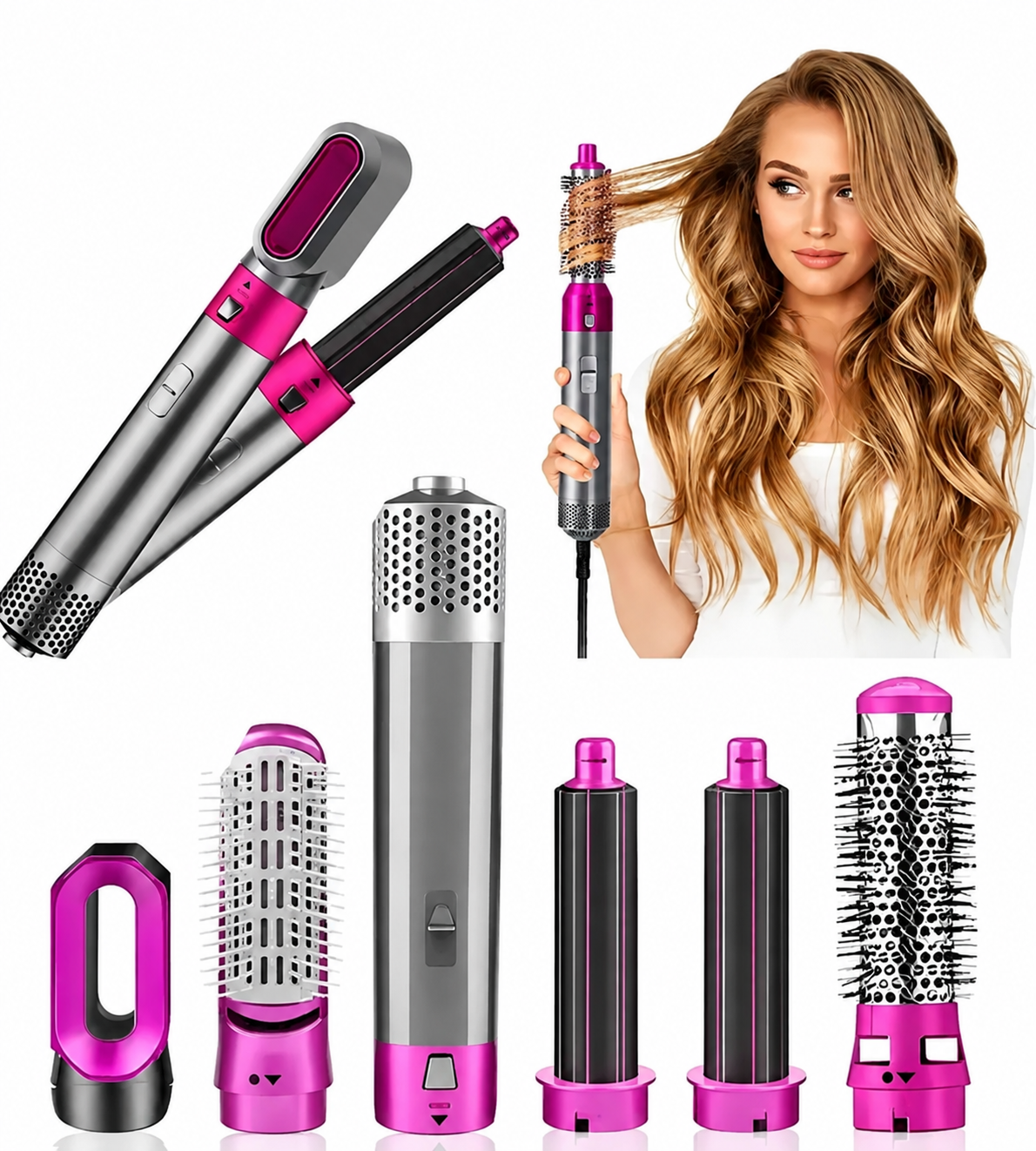 5-in-1 Hot Air Brush Hair Dryer and Volumizer